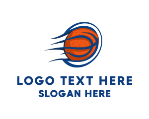 Basketball Fast Hoop Logo