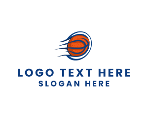 Basketball Fast Hoop Logo