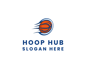 Basketball Fast Hoop logo design