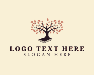 Reading - Academic Book Tree logo design