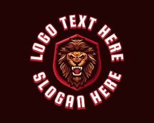 Mascot - Lion Gaming Clan logo design