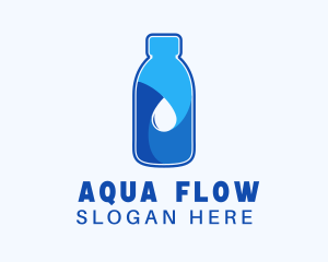 Hydration - Purified Water Bottle logo design