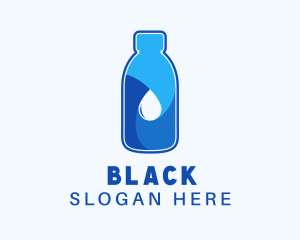 Aquatic - Purified Water Bottle logo design