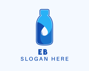 Extract - Purified Water Bottle logo design