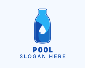 Aqua - Purified Water Bottle logo design