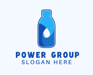 Marine - Purified Water Bottle logo design
