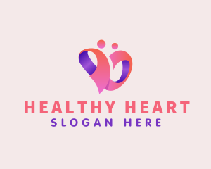 Heart Love Charity logo design