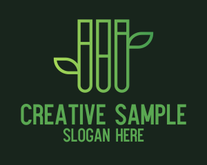 Sample - Organic Test Tube logo design