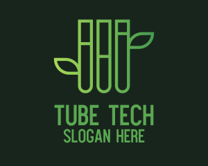 Tube - Organic Test Tube logo design