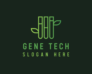 Organic Test Tube  logo design