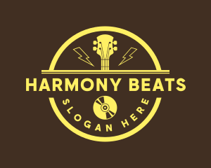 Band - Guitar Music Band logo design