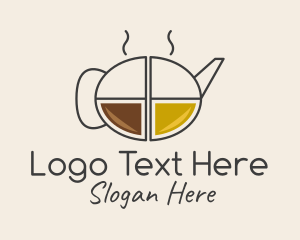 Cafe - Minimalist Coffee Pot logo design