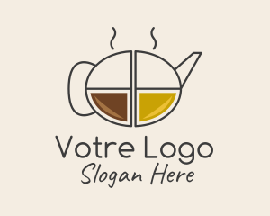 Minimalist Coffee Pot  Logo