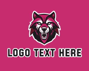 Aggressive - Sport Team Wolf Mascot logo design