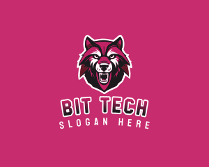 Sport Team Wolf Mascot logo design