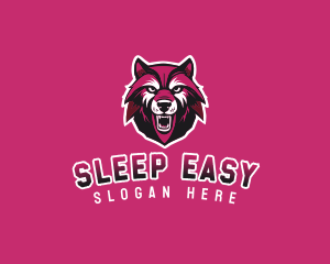 Sport Team Wolf Mascot logo design