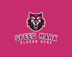 Sport Team Wolf Mascot logo design