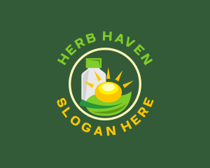 Herbs - Natural Sunny Vitamins logo design