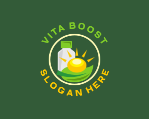 Vitamins - Natural Sunny Vitamins logo design