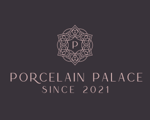 Porcelain - Heart Mandala Decor logo design