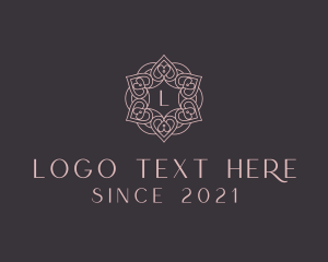 Pattern - Heart Mandala Decor logo design