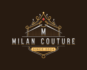 Needle Royalty Tailor Couture logo design