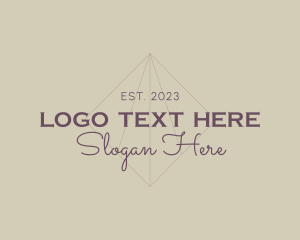 Luxury - Modern Business Wordmark logo design