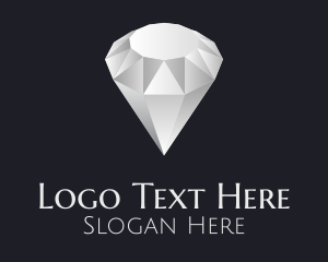Area - Diamond Location Pin logo design