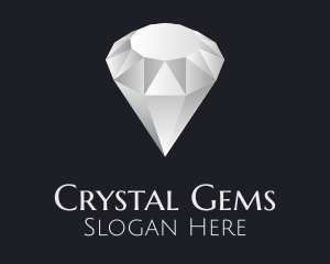 Diamond Location Pin logo design