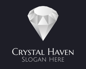 Diamond Location Pin logo design