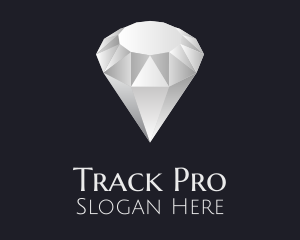 Diamond Location Pin logo design