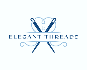 Needle Thread Dressmaking logo design