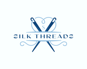 Needle Thread Dressmaking logo design