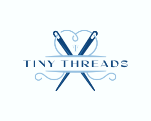 Needle Thread Dressmaking logo design