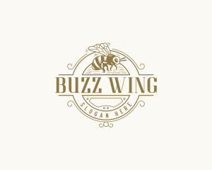 Wasp Insect Apiary logo design