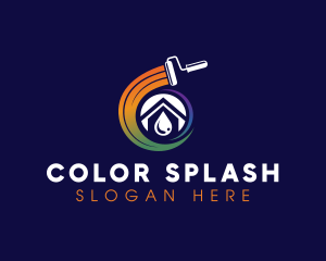 Droplet Paint House logo design