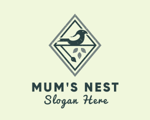 Natural Bird Forest logo design