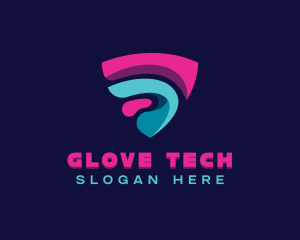 Tech Cybersecurity Software logo design