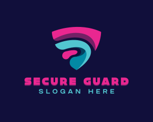 Tech Cybersecurity Software logo design