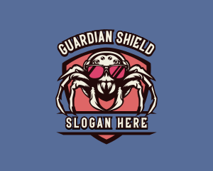 Shield - Gaming Spider Shield logo design