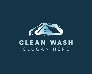 Clean House Power Washer logo design