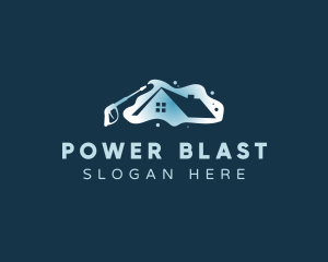 Clean House Power Washer logo design