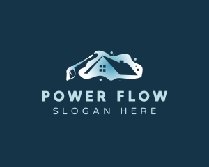 Clean House Power Washer logo design