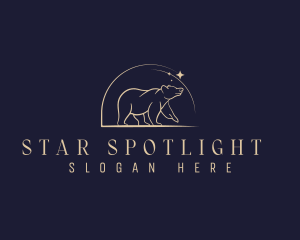  Bear Star Astronomy logo design