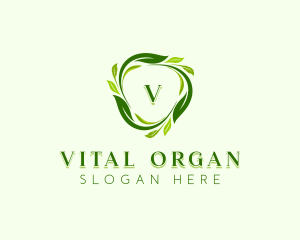 Organic Vegan Garden logo design