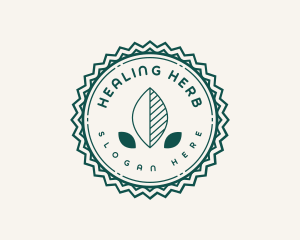 Salad Leaf Herb logo design