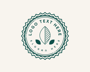 Salad Leaf Herb Logo