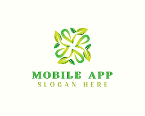 Plant Farming Eco Leaf Logo