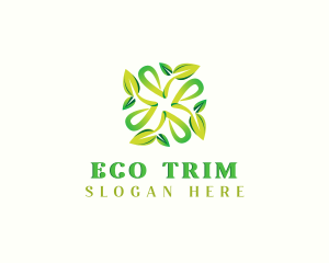 Plant Farming Eco Leaf logo design