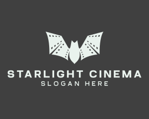 Bat Cinema Theatre logo design